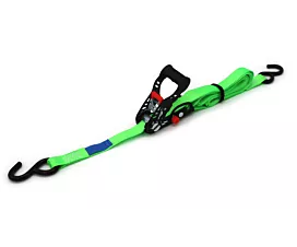 All Tie-Down Straps 25mm Tie-down - 800kg - 3m - 25mm - Sliding ratchet + S-hook - Light green