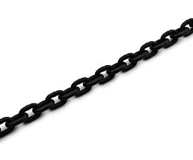 All Steel Wire Ropes & Chains Black chain 6mm - 1120kg - G8 – Standard
