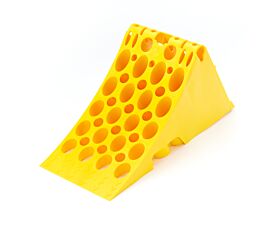 All Corner Protectors Wheel Chocks with handle - Plastic - Yellow
