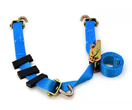 All Tie-Down Straps & Accessories 5T - 2.5m - 50mm - Swivel J-hook - Anti-slip blocks - Car tie-down strap - Blue