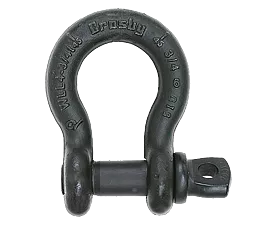 All Bow and D-Shackles Crosby screw-in bow shackle - Theater - S-209T - Black All Bow and D-Shackles Crosby screw-in bow shackle - Theater - S-209T - Black
