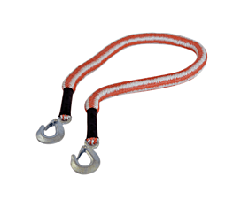Tow Straps 2.5T - Tow rope elastic with 2 hooks