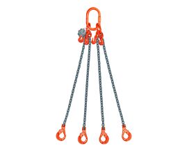 4-Leg G10 Lifting chain -16mm - 4 strands - Shortening hooks - G10 - Choose your hooks