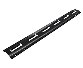 E-Track Rails & Accessories Vertical mounting rail / E-track rail - 3m - Steel - Black