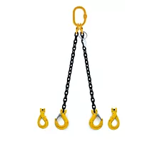 2-Leg G8 Lifting chain - 2.8t - 8mm - 2-leg - Without shortening hooks - G8 - Choose your hooks