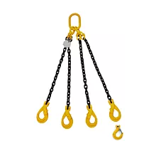 4-Leg G8 Hijsketting - 4,2t - 8mm - 4-sprong - Zonder inkorthaken - G8 - Kies uw haken