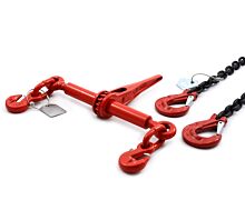 Chain+Ratchet, 2-part, G8 Tie-down chain with ratchet – 2-part - 8mm - 4000kg - G8 - Standard