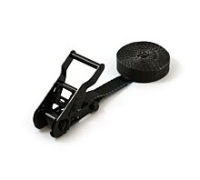 Custom Tie-Down Straps - 25mm 1.2T - 25mm - 1-part - Ratchet - Black + Custom label