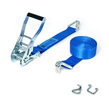 Custom Tie-Down Straps - 50mm 4T - 50mm – 2-part - Ratchet - Double J-hook/ Open rave hook -  Personalized