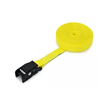 Up to 500kg - Cam Buckle 250kg - 4m - 25mm – 1-part - Cam buckle – Fluorescent yellow - High quality - 4pcs