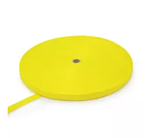 All Webbing Rolls - Polyester Polyester webbing 25mm - 1,200kg - 100m roll - Without stripes (Choose your color)