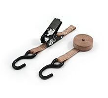 All Tie-Down Straps & Accessories 700kg - 25mm - 2-part - Black ratchet - S-hook - Personalized