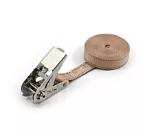 All Custom Tie-Down Straps  400kg - 25mm – 1-part - Stainless steel ratchet - Personalized