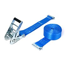 All Tie-Down Straps 50mm 2T - 3.5m - 50mm – 2-part with E-track rail fittings – Blue