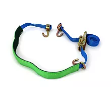 All Tie-Down Straps & Accessories 3T - 3.5m - 35mm - Swivel hook, finger hook and wear sleeve - Car tie-down - Blue