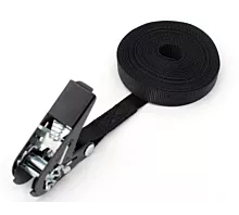 All Tie-Down Straps 25mm 100kg -15mm - 1-part - Micro ratchet - Black