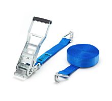 All Tie-Down Straps 50mm ERGO 5T - 9m - 50mm - 2-part - Double J-hook - Blue - STF500