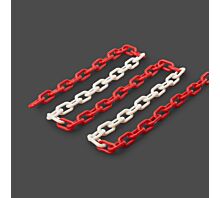 All Warning Material Barrier chain - 10mm - Red/White - 25m