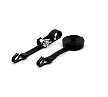 Custom Tie-Down Straps - 35mm 2.5T - 35mm - 2-part - Ratchet base - Black + Custom label