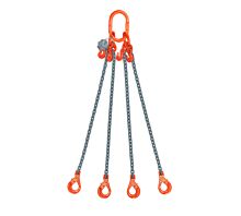 4-Leg G10 Lifting chain -8mm - 4 strands - Shortening hooks - G10 - Choose your hooks