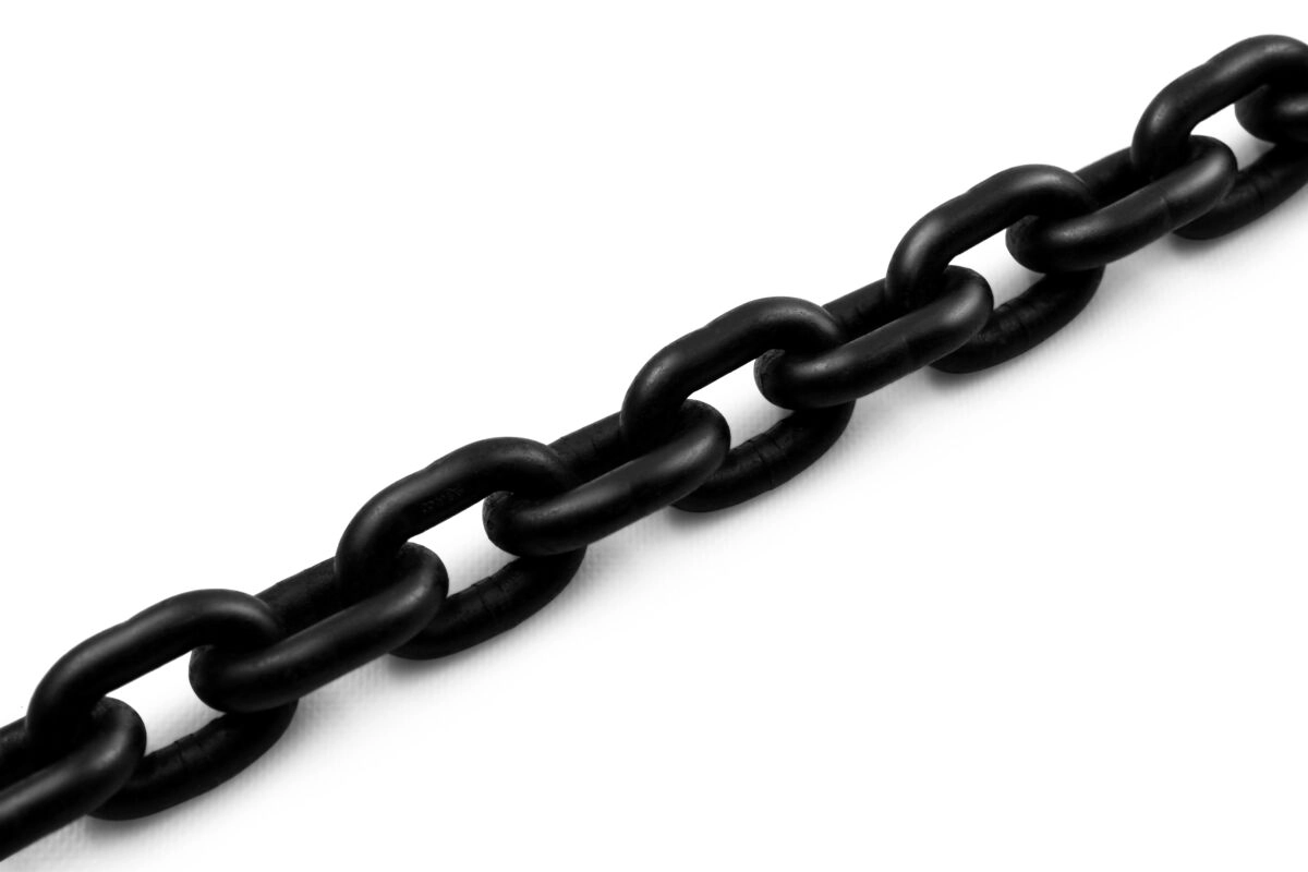Black chain 10mm 4,000kg G10
